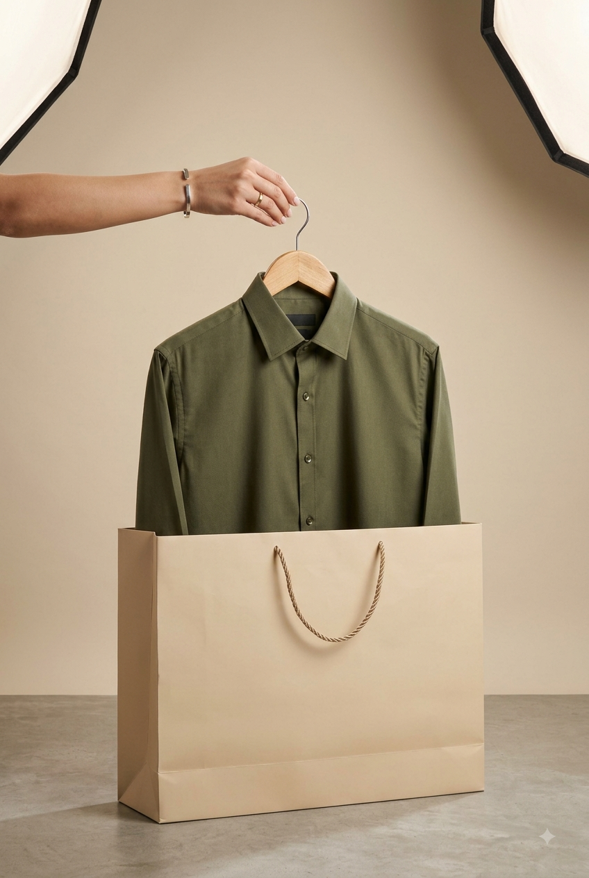 Casual Shirt – Men's Regular Fit Cotton Shirt - Image 4
